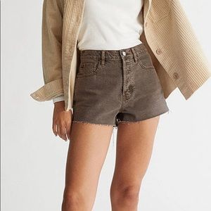 Pacsun high rise brown shorts, perfect condition, never worn.